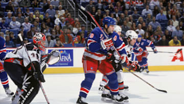 Eric Lindros #88 of the New York Rangers (Rick Stewart/Getty Images/NHL)