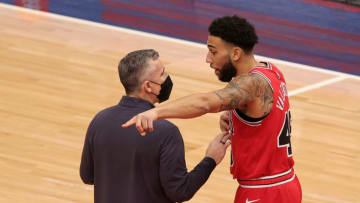 Billy Donovan, Denzel Valentine, Chicago Bulls (Photo by Stacy Revere/Getty Images)