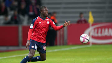 LILLE, FRANCE - DECEMBER 09: Lille's Nicolas Pepe during Ligue 1 match between Lille OSC and Stade de Reims at Stade Pierre Mauroy on December 9, 2018 in Lille, France. (Photo by Sylvain Lefevre/Getty Images)