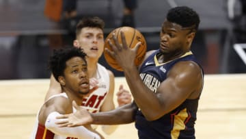 Looking at how the Pelicans can play the Heat. (Photo by Michael Reaves/Getty Images)