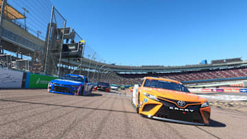 Denny Hamlin, Joe Gibbs Racing, NASCAR (Photo by Sean Gardner/Getty Images)
