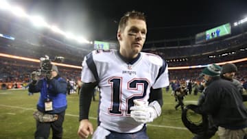 uDec 18, 2016; Denver, CO, USA; New England Patriots quarterback Tom Brady (12) after the game against the Denver Broncos at Sports Authority Field. The Patriots won 16-3. Mandatory Credit: Chris Humphreys-USA TODAY Sports