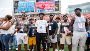 Auburn football reporter Cole Pinkston of On3 debunked a longstanding recruiting myth that tweeting at recruits is a bad thing Mandatory Credit: Montgomery