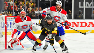 Jun 14, 2021; Las Vegas, Nevada, USA; Montreal Canadiens Joel Edmundson Mandatory Credit: Stephen R. Sylvanie-USA TODAY Sports