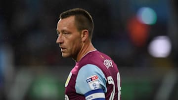 BIRMINGHAM, ENGLAND - SEPTEMBER 12: Aston Villa captain John Terry in action during the Sky Bet Championship match between Aston Villa and Middlesbrough at Villa Park on September 12, 2017 in Birmingham, England. (Photo by Stu Forster/Getty Images)