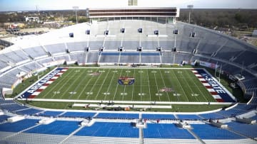 Jan 2, 2016; Memphis, TN, USA; A general view before the game between the Kansas State Wildcats and the Arkansas Razorbacks at Liberty Bowl. Mandatory Credit: Justin Ford-USA TODAY Sports