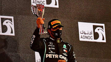 Lewis Hamilton, Mercedes, Formula 1 (Photo by GIUSEPPE CACACE/POOL/AFP via Getty Images)