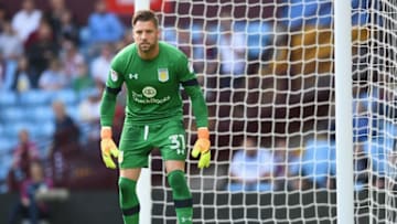 BIRMINGHAM, ENGLAND - SEPTEMBER 11: Mark Bunn of Villa looks on during the Sky Bet Championship match between Aston Villa and Nottingham Forest at Villa Park on September 11, 2016 in Birmingham, England. (Photo by Michael Regan/Getty Images)