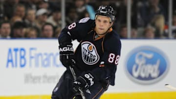 Rob Schremp #88, Edmonton Oilers Photo by Jimmy Jeong/Getty Images)es)