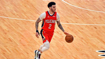 Lonzo Ball of the New Orleans Pelicans (Photo by Justin Ford/Getty Images)