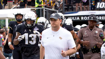 ORLANDO, FL - DECEMBER 01: UCF Knights head coach Josh Heupel during the AAC Championship football game between the UCF Knights and the Memphis Tigers on December 1, 2018 at Bright House Networks Stadium in Orlando, FL. (Photo by Andrew Bershaw/Icon Sportswire via Getty Images)