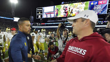 South Carolina football and Notre Dame football have met five times. [Bob Self/Florida Times-Union]