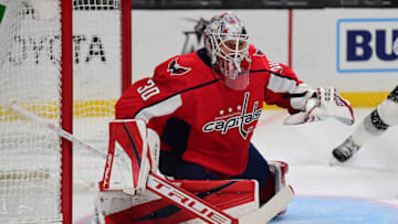Ilya Samsonov, Washington Capitals Mandatory Credit: Gary A. Vasquez-USA TODAY Sports