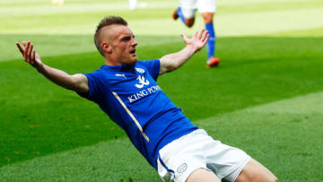 Jamie Vardy of Leicester City (Photo by Clive Rose/Getty Images)