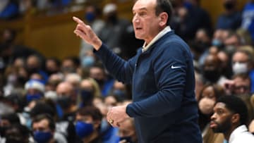 Former Duke basketball head coach Mike Krzyzewski (Rob Kinnan-USA TODAY Sports)