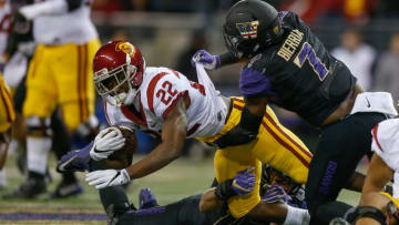SEATTLE, WA - NOVEMBER 12: Running back Justin Davis