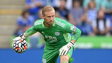 Kasper Schmeichel of Leicester City (Photo by Michael Regan/Getty Images)