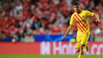 Pedri of FC Barcelona. (Photo by Gualter Fatia/Getty Images)