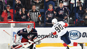 COLUMBUS, OH - JANUARY 7: Goaltender Sergei Bobrovsky