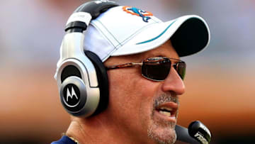 MIAMI GARDENS, FL - SEPTEMBER 18: Head coach of the Miami Dolphins Tony Sparano watches the action during a game against the Houston Texans at Sun Life Stadium on September 18, 2011 in Miami Gardens, Florida. (Photo by Sam Greenwood/Getty Images)