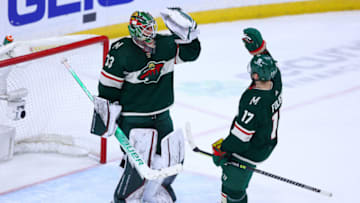 Minnesota Wild goalie Cam Talbot earned a fifth straight win on Saturday. The question is whether the Wild will make a move for a goalie as Monday marks the league's trade deadline.(Harrison Barden-USA TODAY Sports)