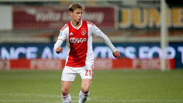 KERKRADE, NETHERLANDS - DECEMBER 19: Frenkie de Jong of Ajax during the Dutch KNVB Beker match between Roda JC v Ajax at the Parkstad Limburg Stadium on December 19, 2018 in Kerkrade Netherlands (Photo by Erwin Spek/Soccrates/Getty Images)