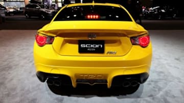 CHICAGO - FEBRUARY 13: Scion FR-S at the 107th Annual Chicago Auto Show at McCormick Place in Chicago, Illinois on FEBRUARY 13, 2015. (Photo By Raymond Boyd/Getty Images)