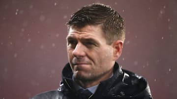 GLASGOW, SCOTLAND - DECEMBER 08: Steven Gerrard, Manager of Rangers FC looks on after the Betfred Cup Final between Rangers FC and Celtic FC at Hampden Park on December 08, 2019 in Glasgow, Scotland. (Photo by Ian MacNicol/Getty Images)