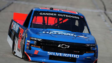 FORT WORTH, TX - MARCH 28: Stewart Friesen, NASCAR Truck Series driver of the #52 Halmar International Halmar Friesen Racing Chevrolet (Photo by Chris Graythen/Getty Images)