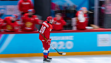 Ivan Miroshnichenko, Washington Capitals (Photo by RvS.Media/Basile Barbey/Getty Images)