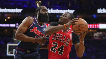 Javonte Green, James Harden, Chicago Bulls (Photo by Mitchell Leff/Getty Images)