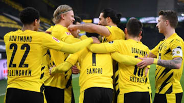 Borussia Dortmund face Borussia Mönchengladbach in the DFB Pokal quarterfinals (Photo by INA FASSBENDER/AFP via Getty Images)