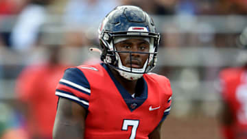 Malik Willis #7 of the Liberty Flames. (Photo by G Fiume/Getty Images)