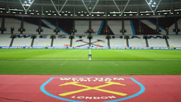LONDON, ENGLAND - JANUARY 02: General view inside the stadium prior to the Premier League match between West Ham United and Brighton & Hove Albion at London Stadium on January 2, 2019 in London, United Kingdom. (Photo by Justin Setterfield/Getty Images)