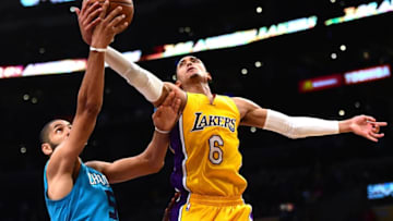 LOS ANGELES, CA - FEBRUARY 28: Jordan Clarkson