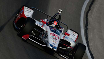 FORT WORTH, TX - JUNE 08: Marco Andretti, driver of the #98 U.S. Concrete / Curb Honda (Photo by Robert Laberge/Getty Images)