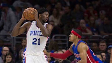 PHILADELPHIA, PA - OCTOBER 15: Joel Embiid
