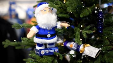 Leicester City Christmas Decorations (Photo by Michael Regan/Getty Images)