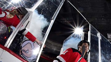 NEWARK, NJ - FEBRUARY 11: Brian Boyle