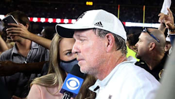 Jimbo Fisher, Texas A&M football (Photo by Bob Levey/Getty Images)