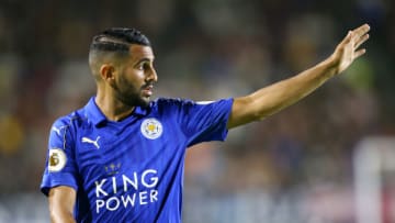 LOS ANGELES, CA - JULY 30: Riyad Mahrez of Leicester City during the ICC Cup match between Paris Saint-Germain and Leicester City at StubHub Center on July 30 , 2016 in Los Angeles, California. (Photo by Plumb Images/Leicester City FC via Getty Images)