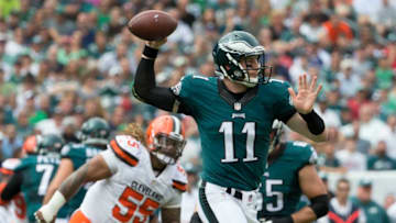 PHILADELPHIA, PA - SEPTEMBER 11: Carson Wentz
