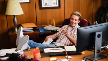 SAVED BY THE BELL -- "Pilot" Episode 101 -- Pictured: Mitchell Hoog as Mac Morris -- (Photo by: Casey Durkin/Peacock)