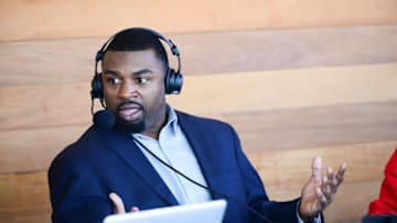 PHILADELPHIA, PENNSYLVANIA - OCTOBER 23: Former NFL player for the Philadelphia Eagles, Brian Westbrook attends the Oakheart Genuine Spiced Rum Event at XFINITY Live! Philadelphia on October 23, 2016 in Philadelphia, Pennsylvania. (Photo by Lisa Lake/Getty Images for OAKHEART Genuine Spiced Rum)