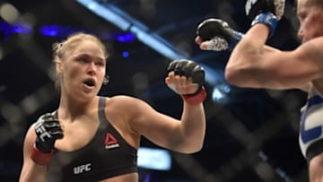 Ronda Rousey PHOTO/Paul CROCK (Photo credit should read PAUL CROCK/AFP via Getty Images)
