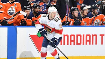 EDMONTON, AB - FEBRUARY 12: Evgenii Dadonov