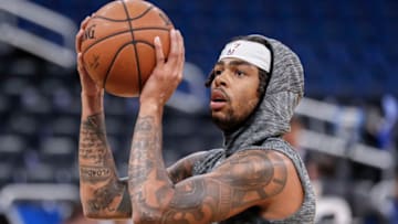 D'Angelo Russell of the Minnesota Timberwolves. (Photo by Don Juan Moore/Getty Images)