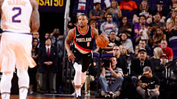 PHOENIX, AZ - OCTOBER 11: Damian Lillard