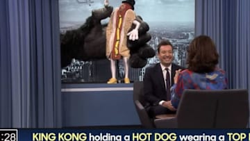 Tina Fey and Jimmy Fallon on The Tonight Show, courtesy of NBC