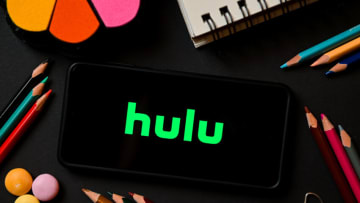 POLAND - 2022/12/17: In this photo illustration a Hulu logo seen displayed on a smartphone. (Photo Illustration by Mateusz Slodkowski/SOPA Images/LightRocket via Getty Images)